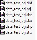 Contents of zip file